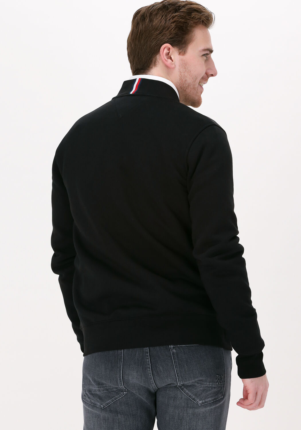 Tommy hilfiger mixed top media zip through jacket