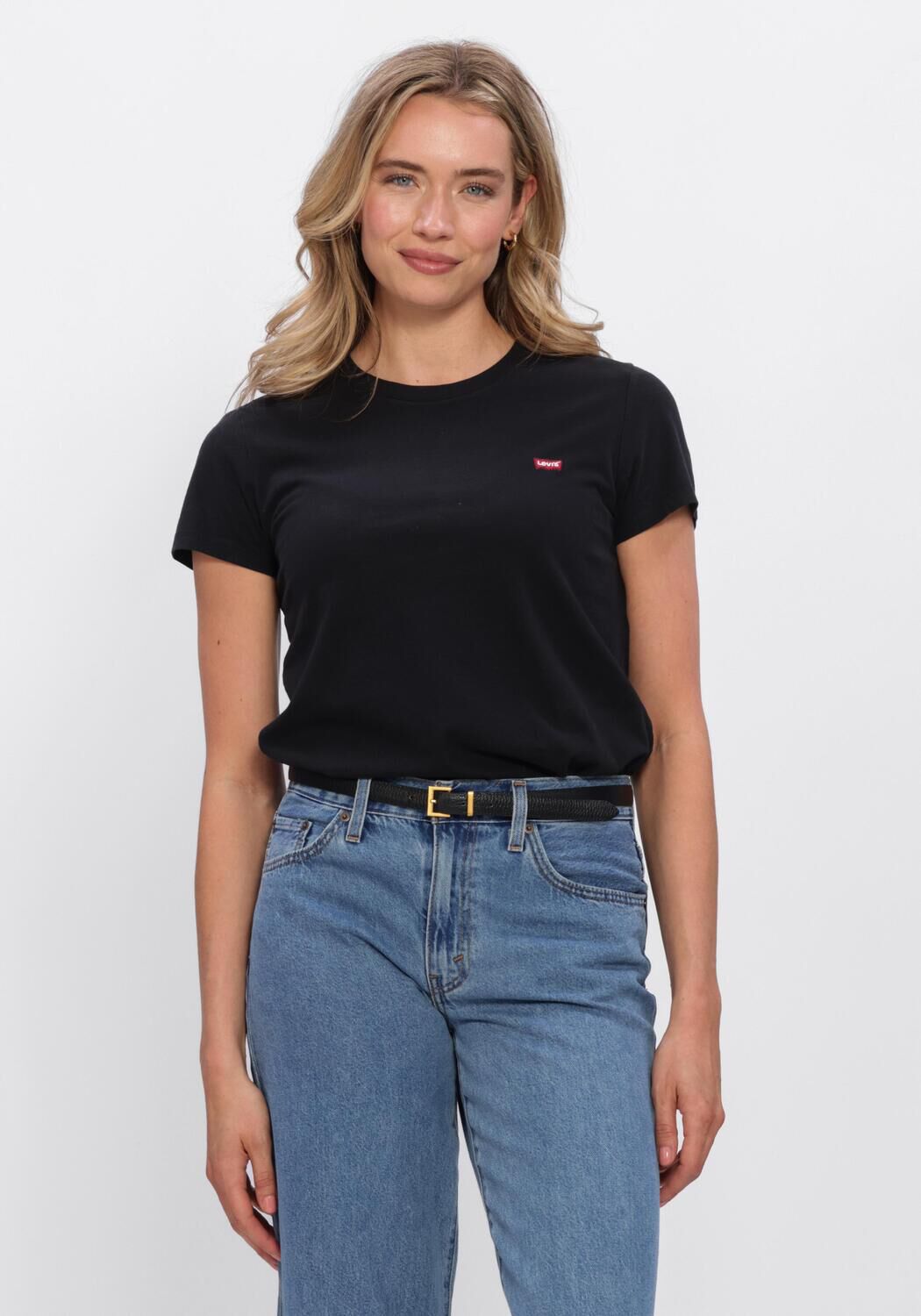 Zwarte LEVI'S T-shirt PERFECT TEE EMILY - large