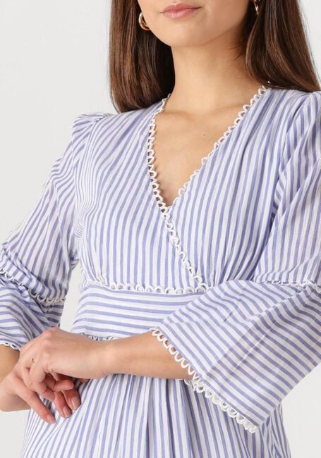 Blauwe MOLIIN Maxi jurk DULCE - large