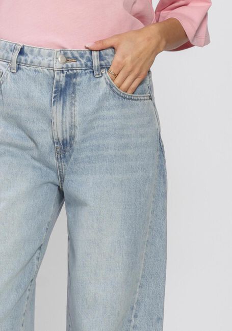 Lichtblauwe CATWALK JUNKIE Wide jeans SUPER BARREL FIT JEANS - large