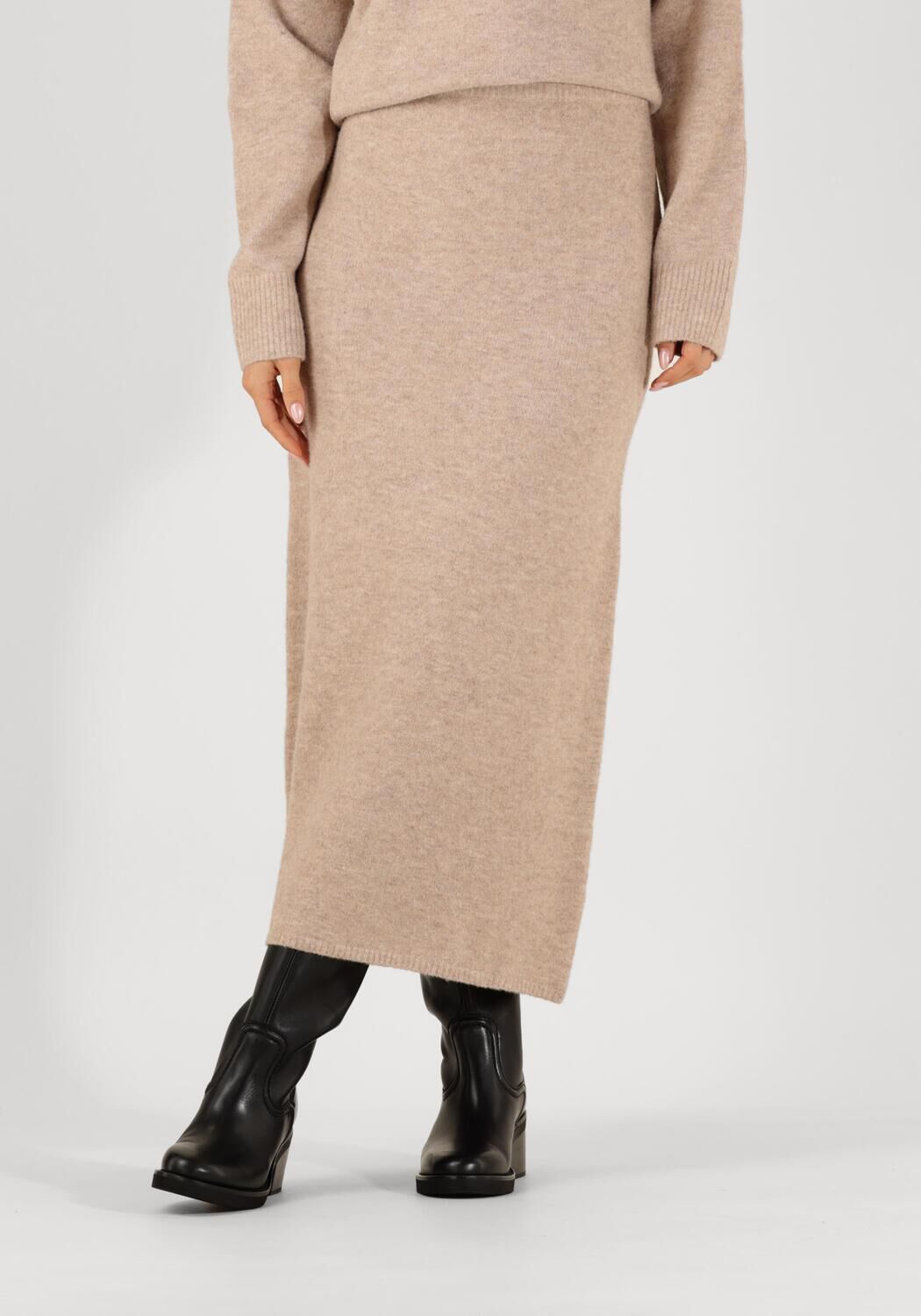 NEO NOIR Beige Gebreide Rok Ashanti Stijl Beige Dames