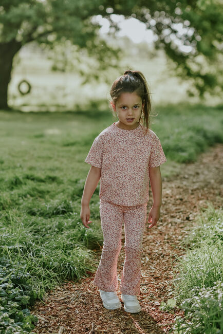 Oranje KOKO NOKO Flared broek N58930 - large