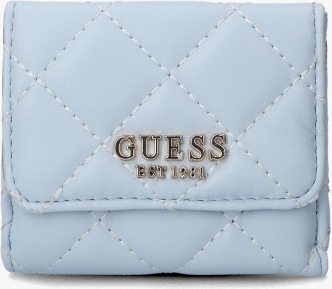 Blauwe GUESS Portemonnee CESSILY CARD & COIN PURSE - large