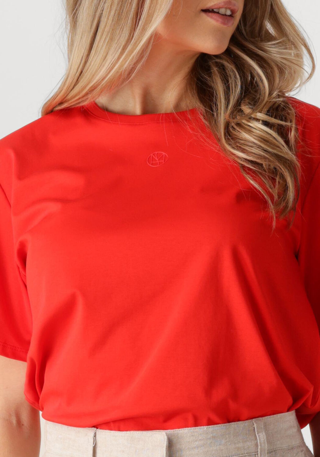 MSCH COPENHAGEN Dames Tops & T-shirts Mschmelea Icon Tee Rood