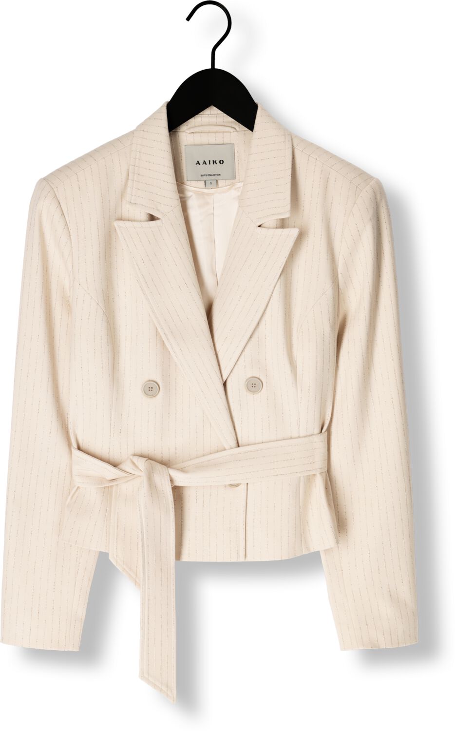 AAIKO Dames Blazers Mae Stripe Vis 526 Gebroken Wit