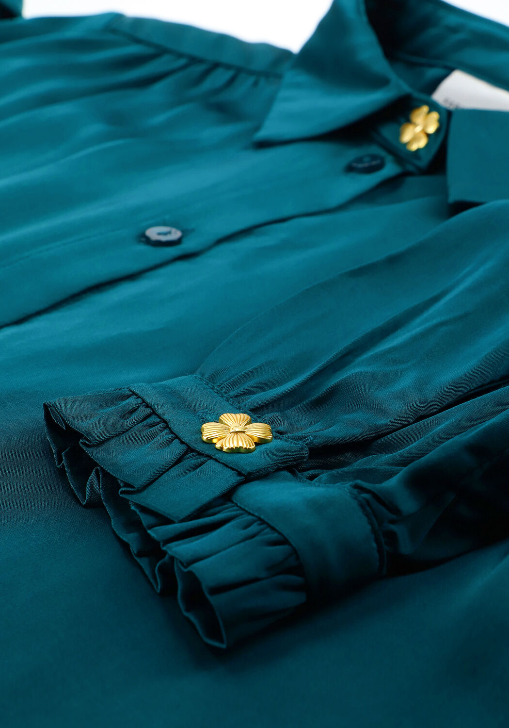 Groene FABIENNE CHAPOT Blouses MIRA BOHO BLOUSE - large