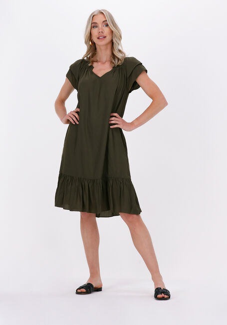 Donkergroene CO'COUTURE Mini jurk SUNRISE CROP DRESS - large