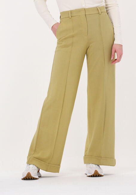 Khaki VANILIA Wijde broek LOW WAIST WIDE LEG TROUSE - large