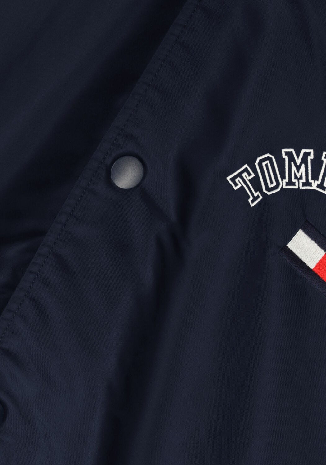 Donkerblauwe TOMMY JEANS Jack TJM GRAPHIC SATIN BOMBER JACKET - large