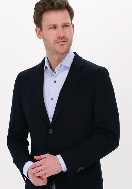 Donkerblauwe PROFUOMO Colberts JACKET KNIT STRUCTURE NAVY - large