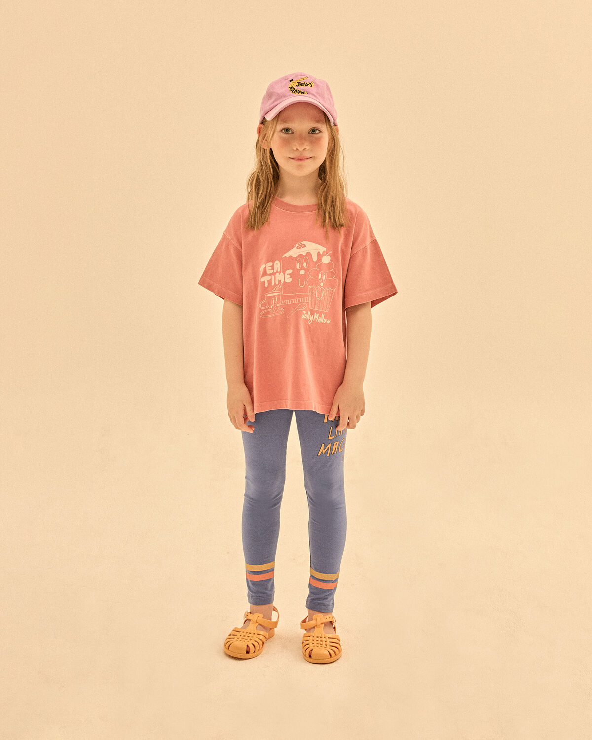 Blauwe Jelly Mallow Legging MAGIC LEGGINGS - large