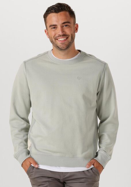 Lichtgrijze CAST IRON Trui REGULAR FIT TWILL - large
