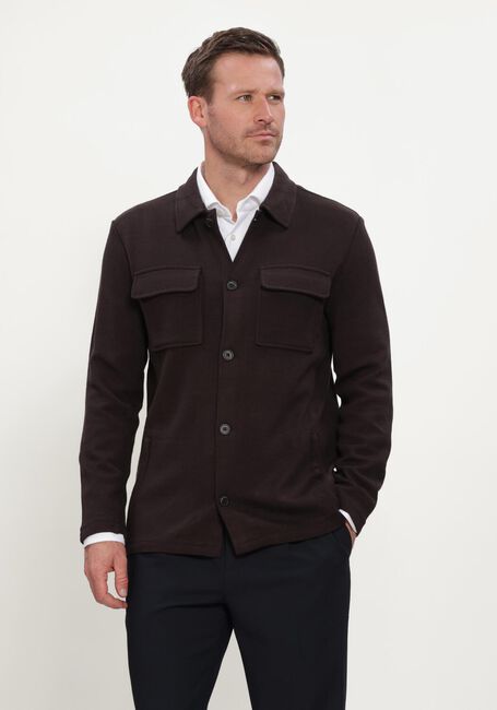 Bruine STEFANO LAURAN Overshirt OVERSHIRT - large