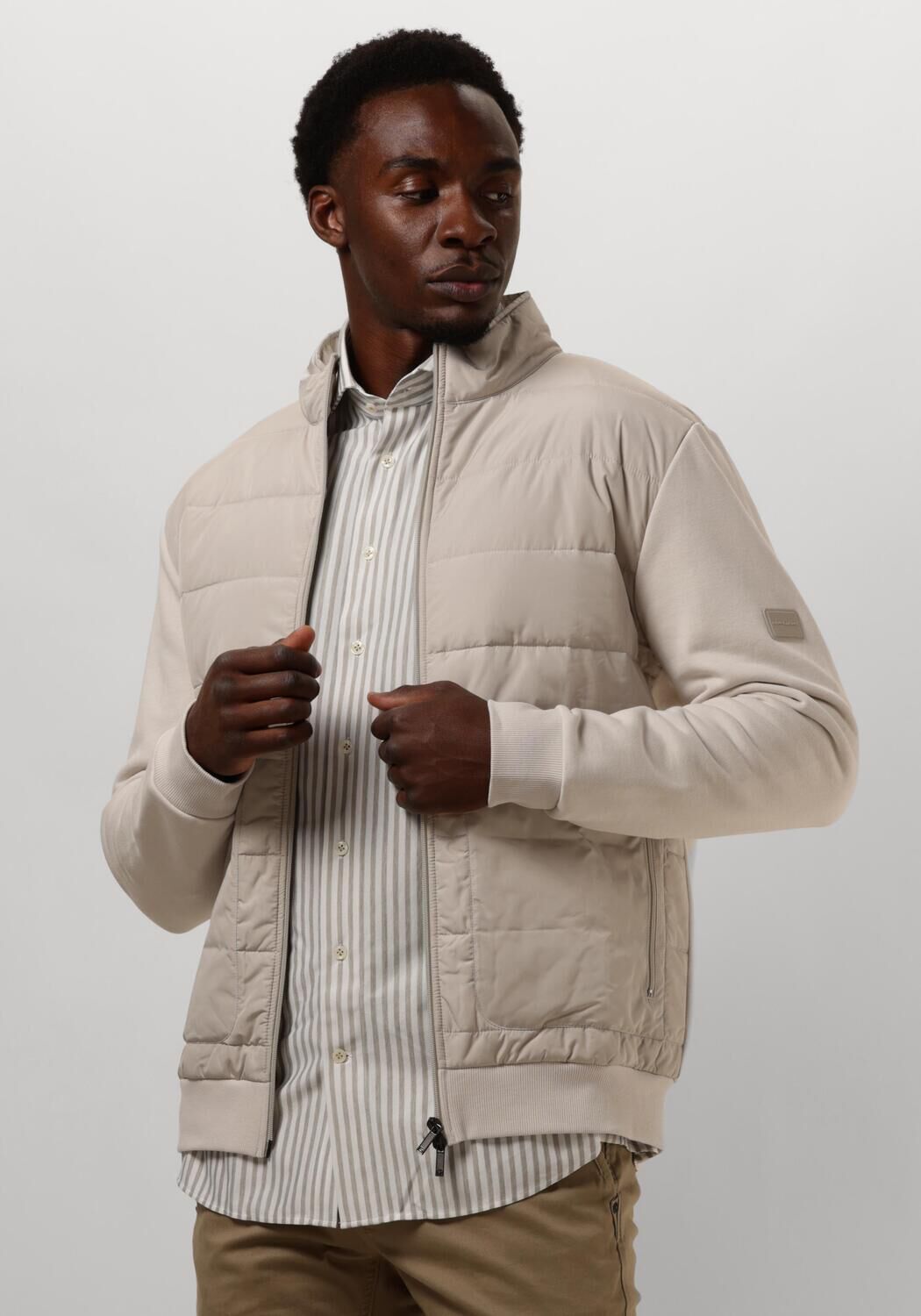 Gentiluomo Beige Stijlvolle Trui voor Mannen Beige Heren