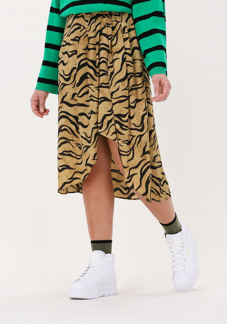 Camel SCOTCH & SODA Midirok LOOSE FIT ORGANIC COTTON SKIRT - large