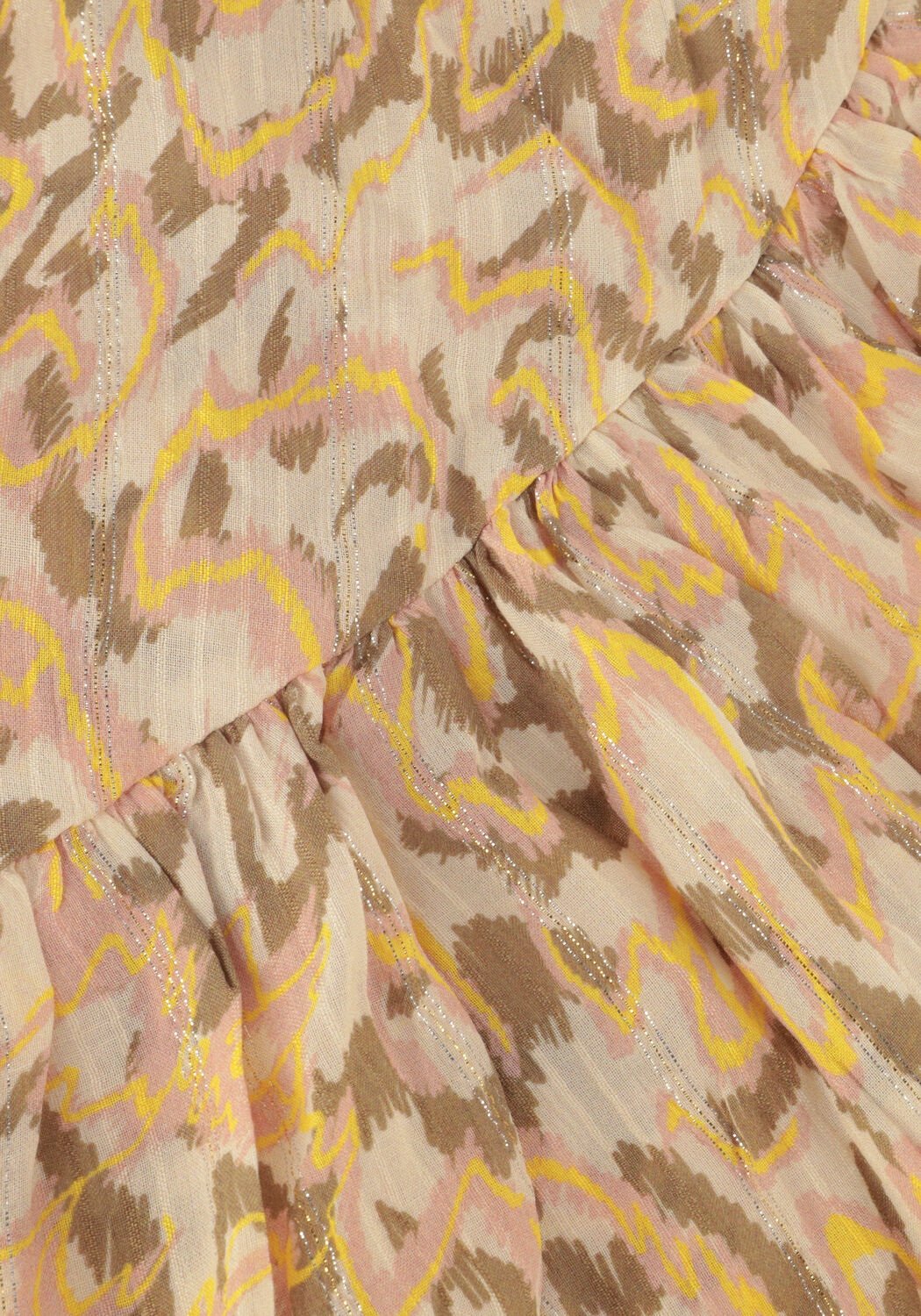 Olijf BRUUNS BAZAAR Mini jurk HASSEL NAIMAS DRESS - large