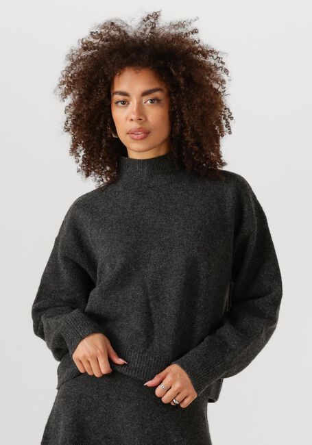 Donkergrijze NEO NOIR Trui PAULINA KNIT BLOUSE - large