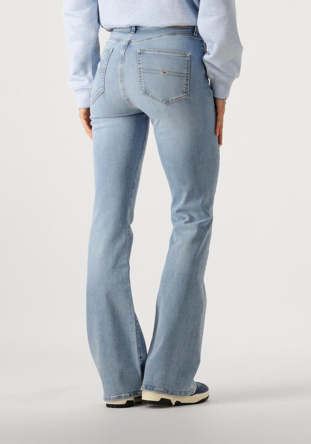 TOMMY JEANS Dames Jeans Sylvia Hgh Flr Ch0214 Lichtblauw