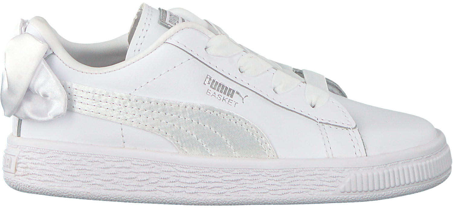puma bow shoes white