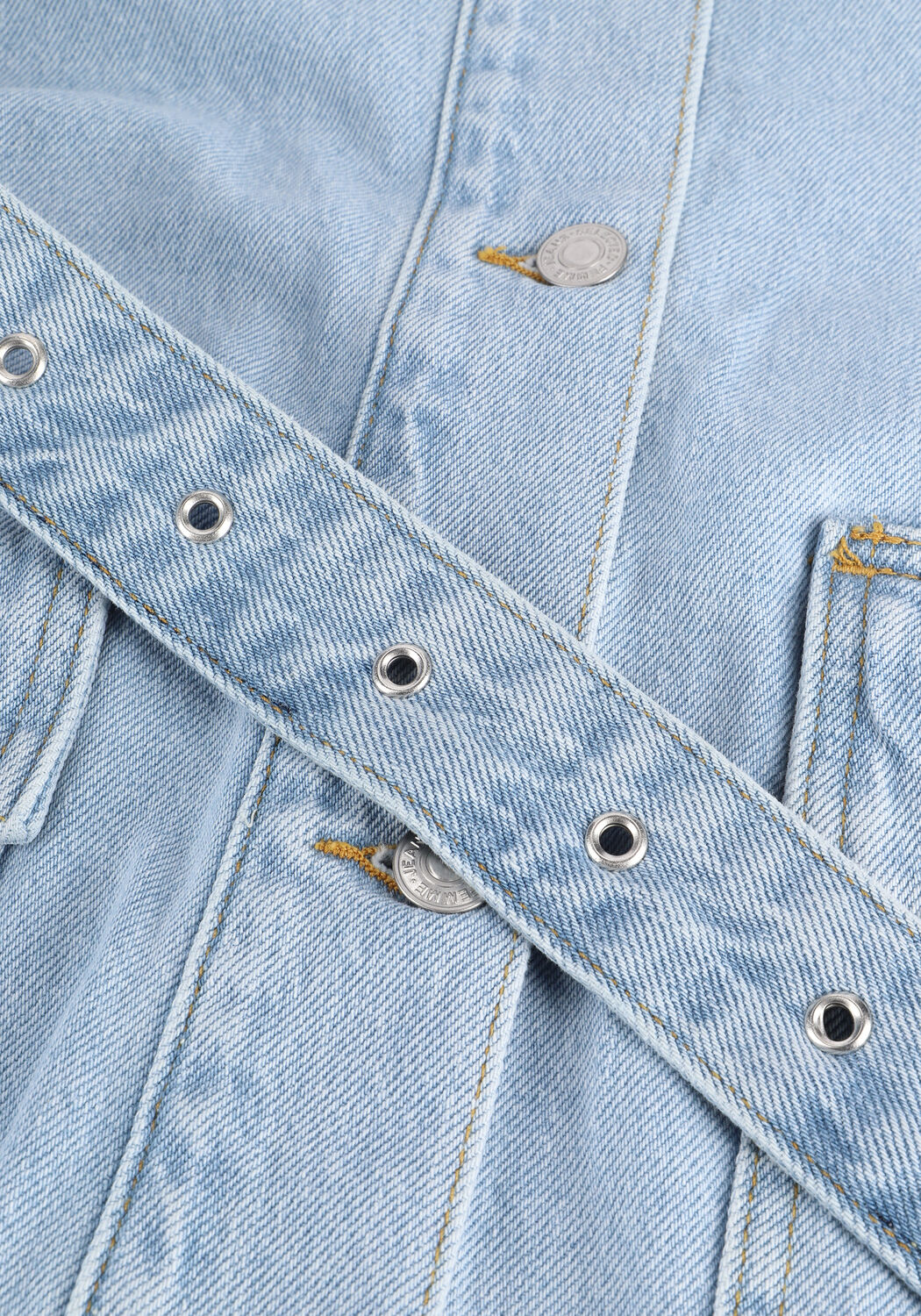 Lichtblauwe SELECTED WOMEN Gilet JULIA LIGHT BLUE DENIM VEST - large