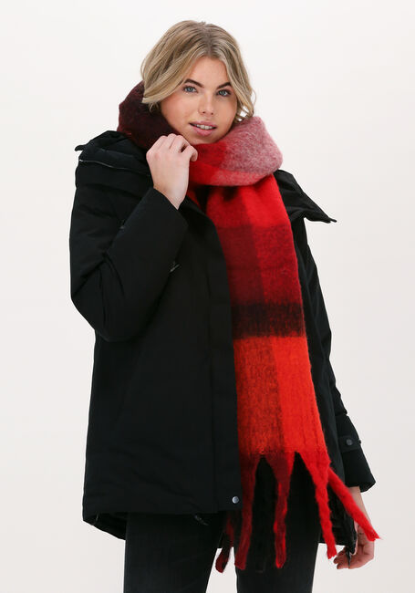 Rode YEHWANG Sjaal SJAAL MET FRANJES - large