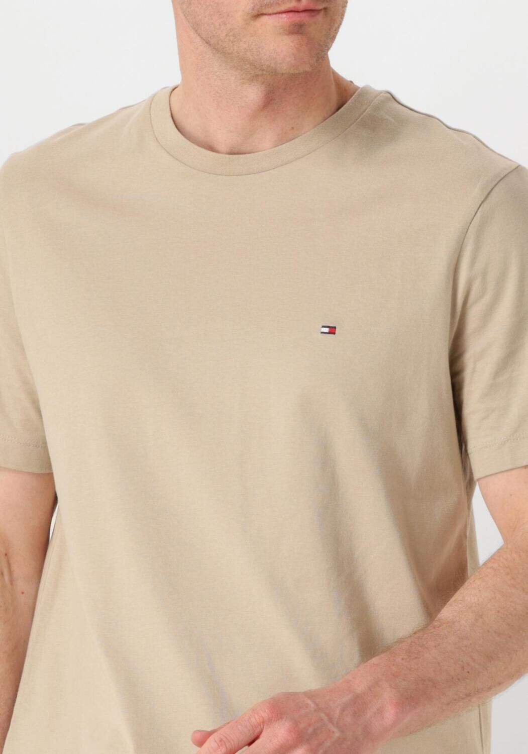 TOMMY HILFIGER Heren Polo's & T-shirts Ess Seasonal Reg Fit Solid Tee Zand