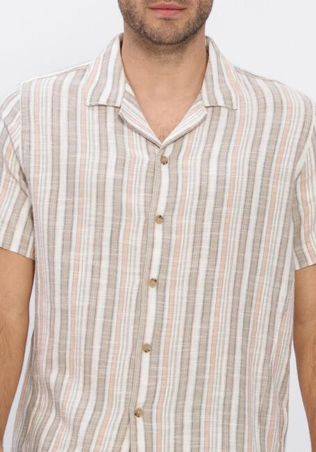 Multi CAST IRON Casual overhemd TWILL SLUB STRIPE - large
