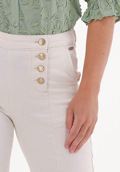 Gebroken wit SUMMUM Flared jeans FLARED SAILOR PANTS WHITE RINSE DENIM - large