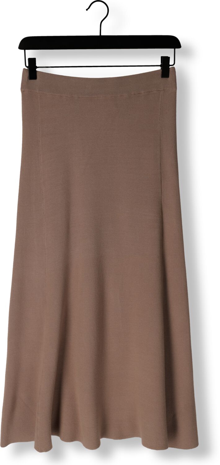 Y.A.S. Dames Rokken Yasfonny Hw Ankle Knit Skirt Bruin