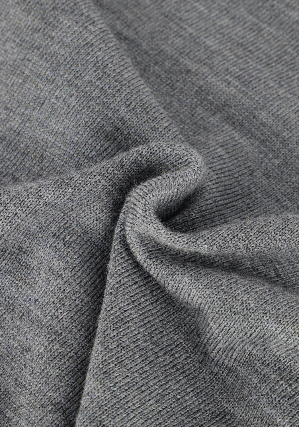 Grijze CALVIN KLEIN Trui MERINO QUARTER ZIP - large