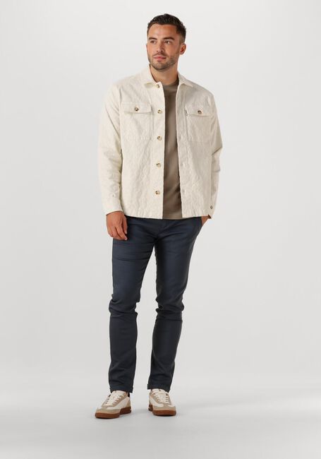 Beige CAST IRON T-shirt REGULAR FIT INTERLOCK - large