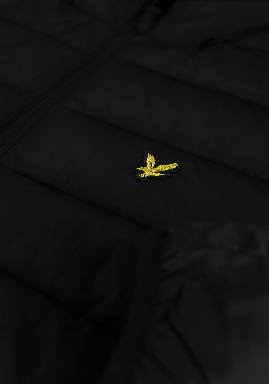 Zwarte LYLE & SCOTT Gewatteerde jas LIGHTWEIGHT PUFFER JACKET - large