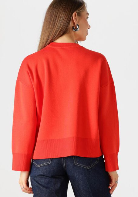 Rode OBJECT Trui OBJELLY L/S OZ O-NECK KNIT DIV - large