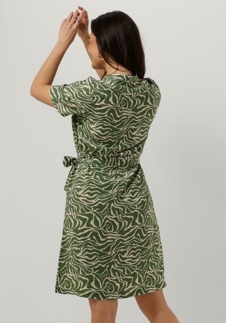 Groene OBJECT Mini jurk OBJSELINE S/S SHIRT DRESS - large