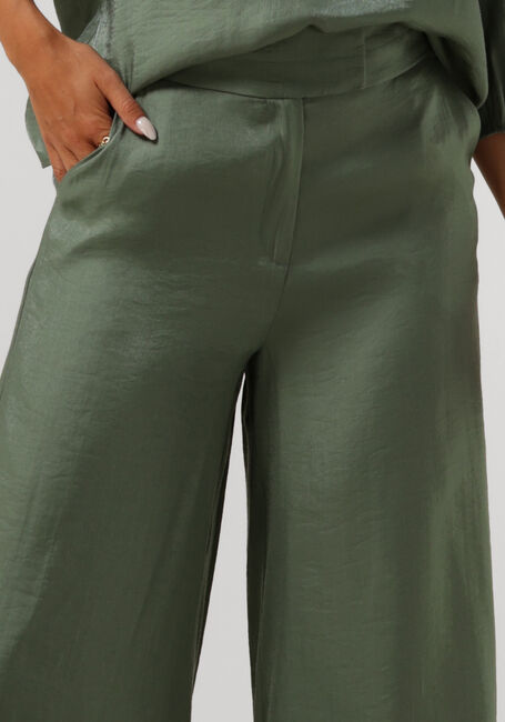 Groene AAIKO Wijde broek GIANI SHIMMERY VIS 355 - large