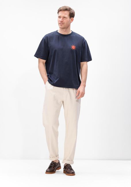 Donkerblauwe ANERKJENDT T-shirt KVILLADS SUN TEE - large