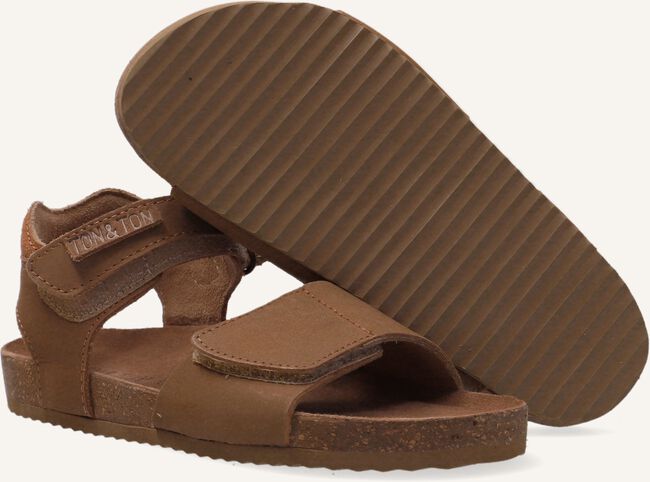 Bruine TON & TON Platte sandalen PL_OM002 Bruine TON & TON Platte sandalen PL_OM002 - large