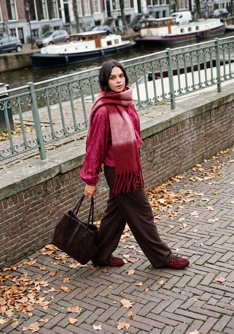 Rode POM AMSTERDAM Blouses JAQCUARD BURGUNDY RED - large