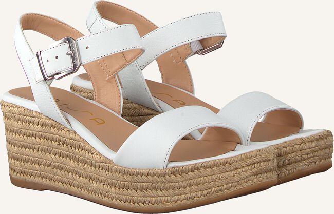 Witte UNISA Platte sandalen KALKA Witte UNISA Platte sandalen KALKA - large