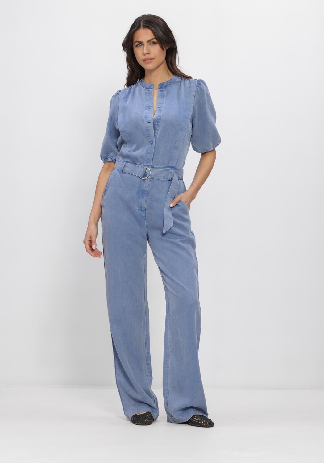 Blauwe FREEBIRD Jumpsuits DNM-TENCELL-26-1 - large