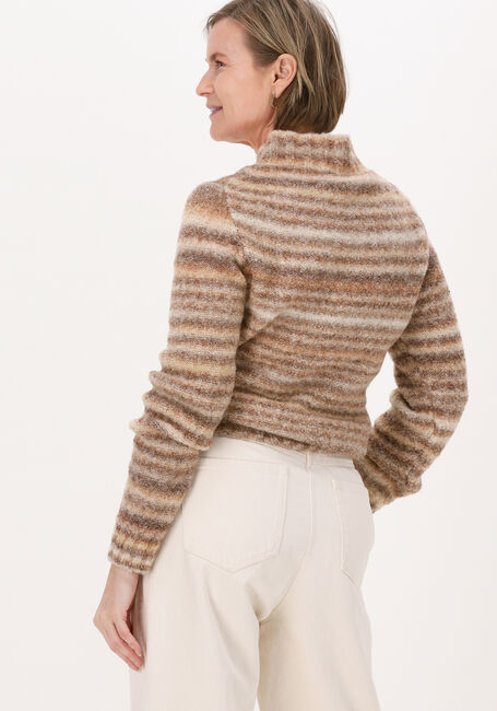 Grijze VANILIA Trui STRIPE COL KNIT - large