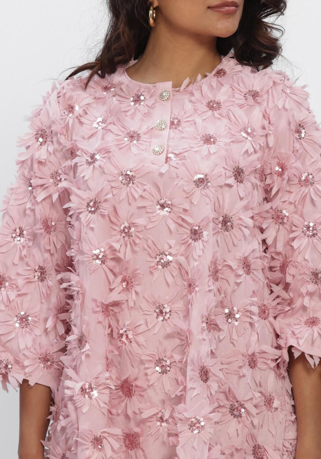 Roze Y.A.S. Jurken YASABELONE 3/4 DRESS - large