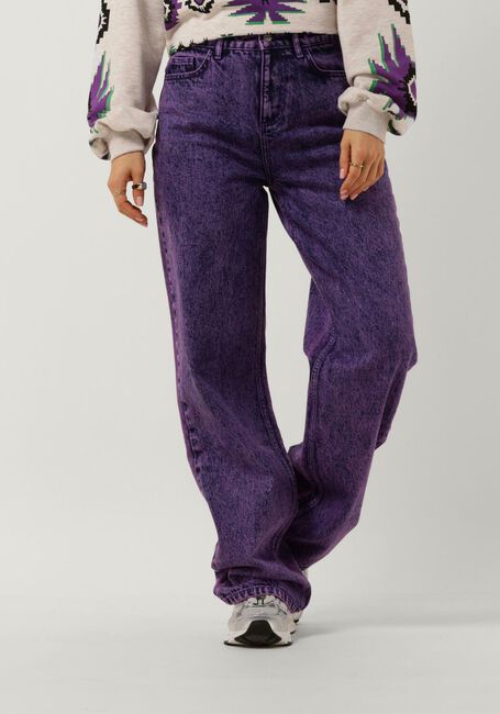 Paarse REFINED DEPARTMENT Wide jeans HANNAH - large