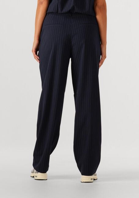Donkerblauwe WITHBLACK Wijde broek WBLVALENTINA STRIPED PANT - large