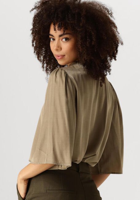 Olijf MINUS T-shirt RAVENA ROUND NECK BLOUSE - large