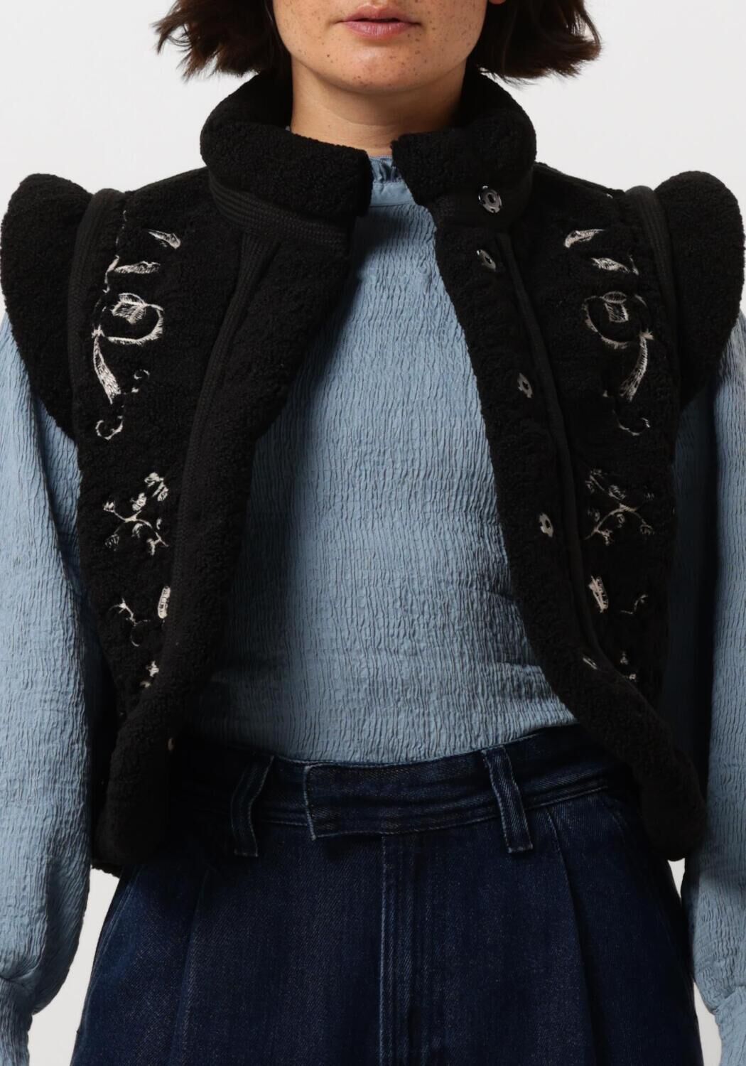 ANTIK BATIK Dames Blazers Saliba Gilet Zwart