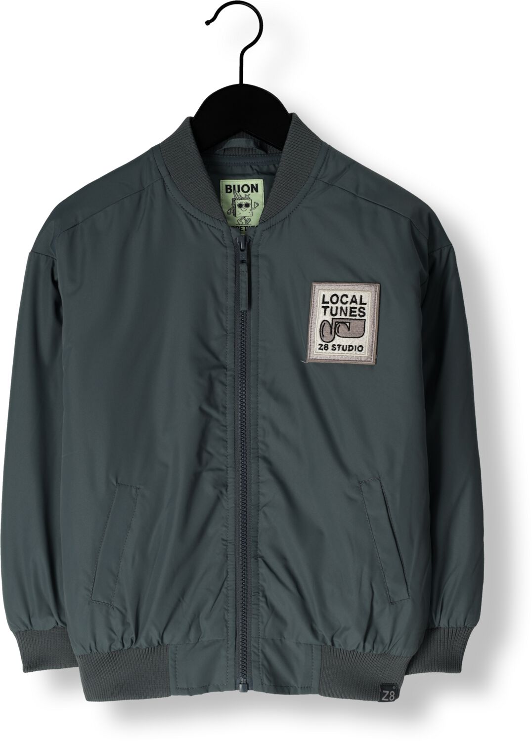 Z8 kids bomberjack Santo met backprint groen