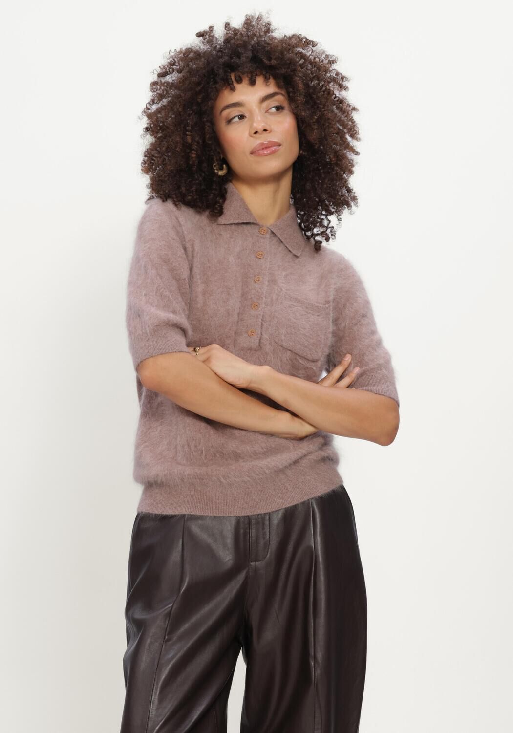 Taupe JANICE Sweater REBEL - large