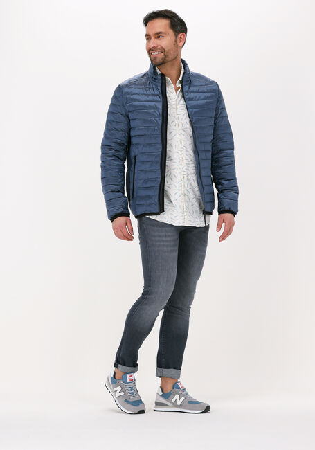 Blauwe VANGUARD Gewatteerde jas SHORT JACKET TWOLON BRAKESHIFT II - large