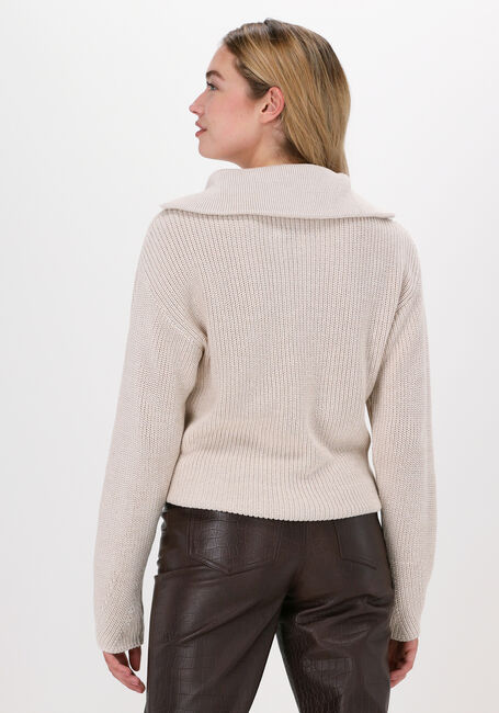 Beige ANOTHER LABEL Trui DARA KNITTED PULL L/S - large